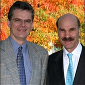 David Dunand (left) and Mark Ratner are co-directors of the Initiative for Sustainability and Energy at Northwestern.