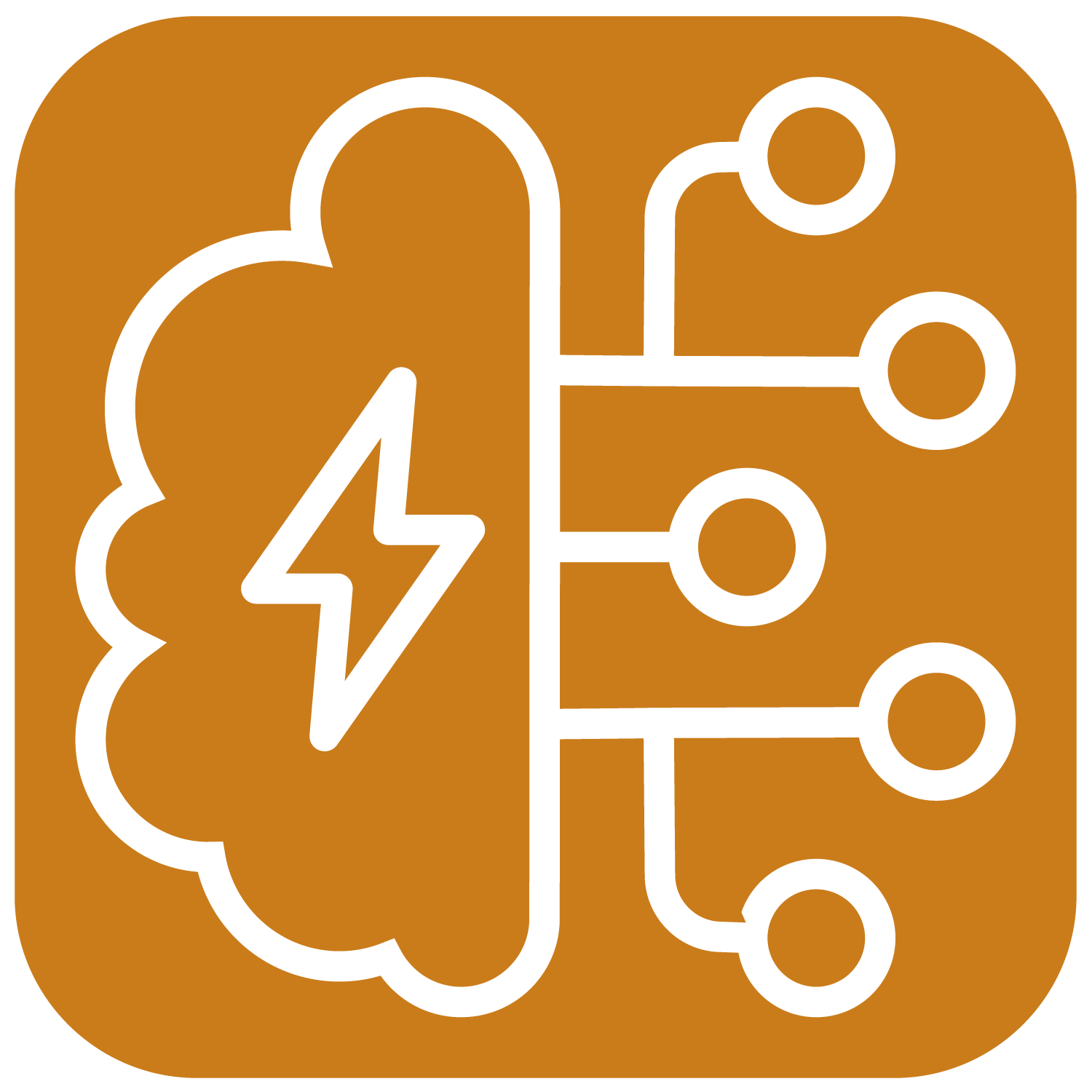 Cloud icon with transistor-like lines