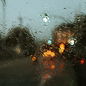 raindrops on a window